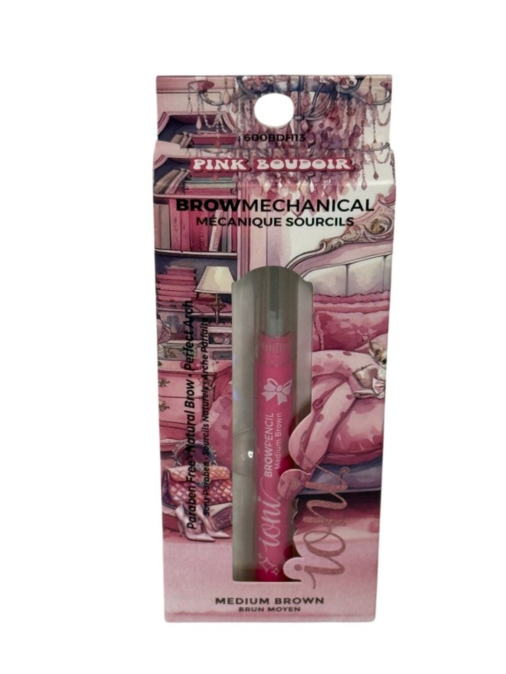 Ioni Medium Brown Brow Pencil Pink Boudoir New